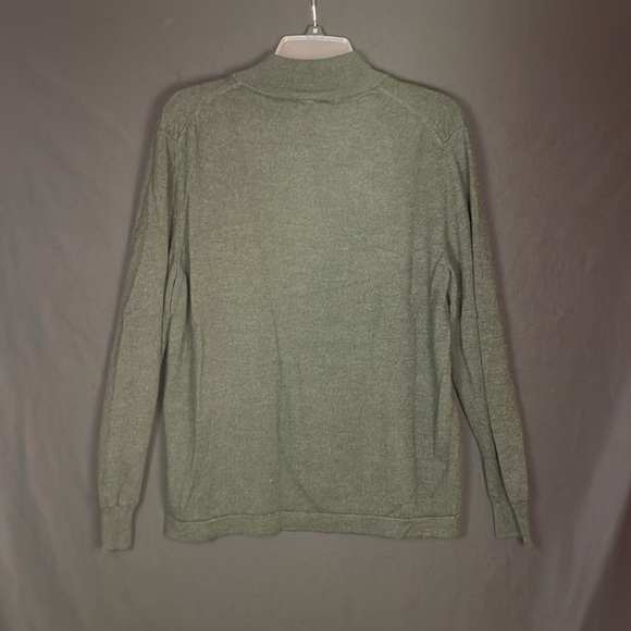 Jos A Banks men’s merino wool 1/4 zip pullover sweater size large - Picture 2 of 8